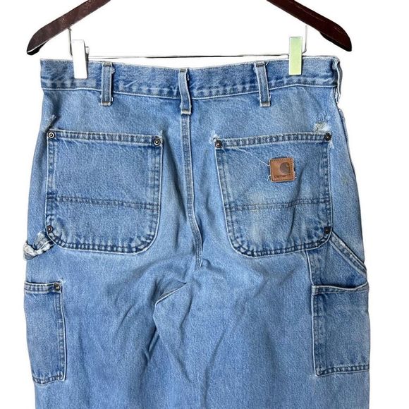 Carhartt Double Knee Dungaree Fit 33X34 - Picture 5 of 7